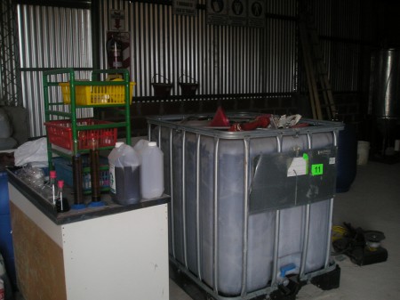 Planta de elaboración de biodiesel a partir de AVU